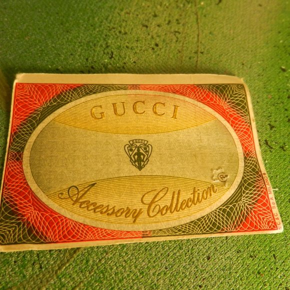 VTG Gucci logo designer cufflinks silver gold Accessory Collection luxury GG - Picture 13 of 16